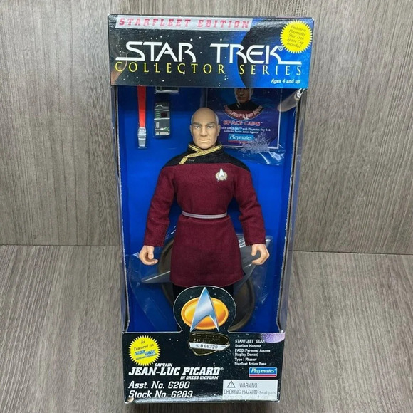 Star Trek Collector Series Captain Jean-Luc Picard Starfleet Edition - Playmates - Picture 1 of 11